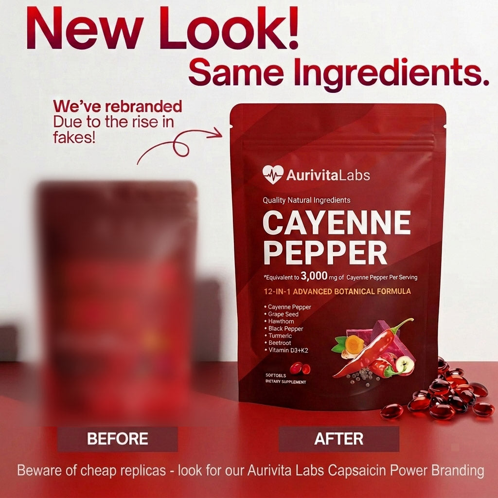 Aurivita Capsaicin Power - Cayenne Pepper Softgels Buy 1 Bag