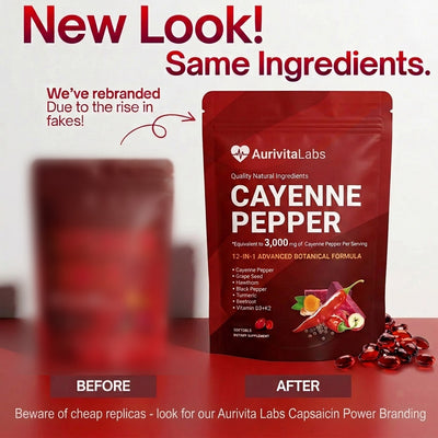 Aurivita Capsaicin Power - Cayenne Pepper Softgels Buy 1 Bag